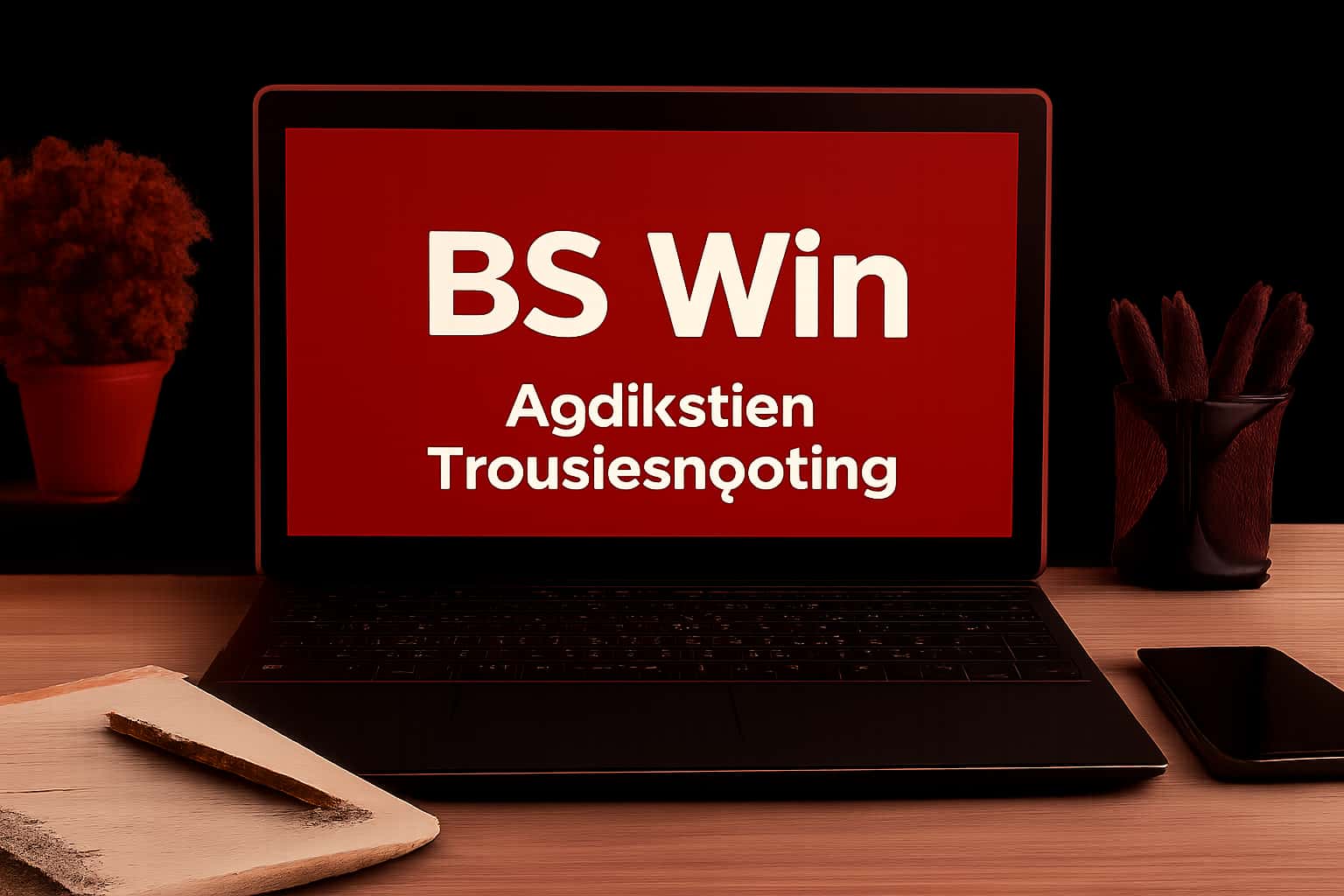 An informative graphic on BS Win Application Troubleshooting.