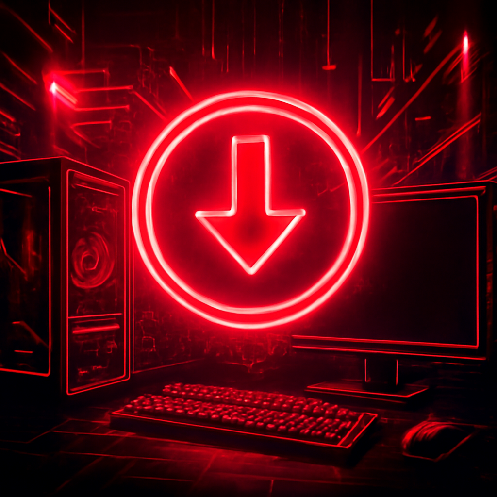 An illustration depicting steps to update the BS Win app.