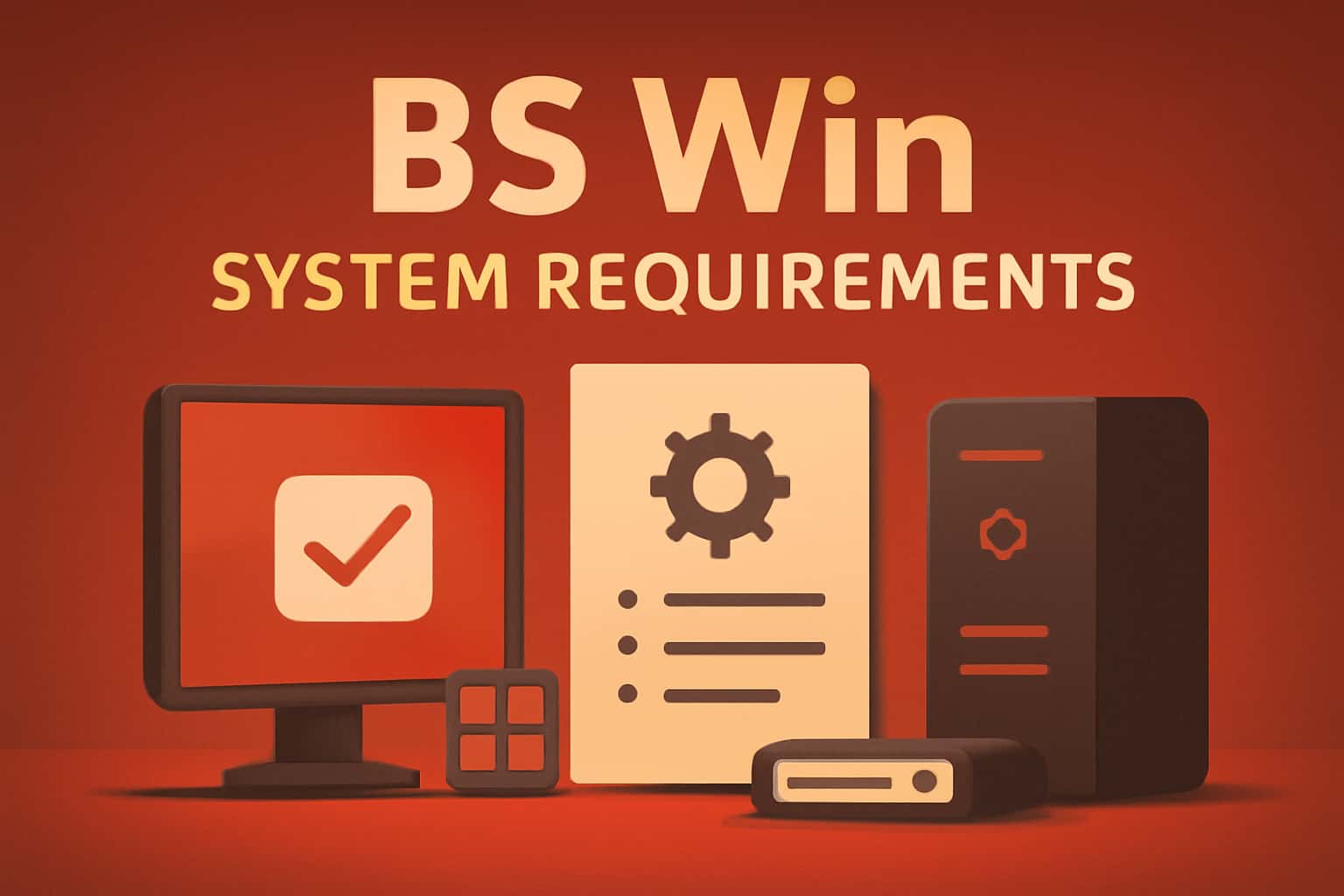An informative representation of the BS Win System Requirements.