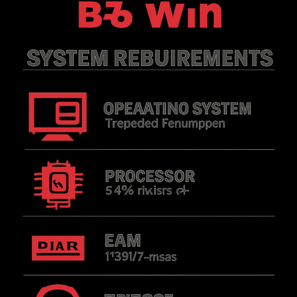 An educational diagram on BS Win System Requirements.