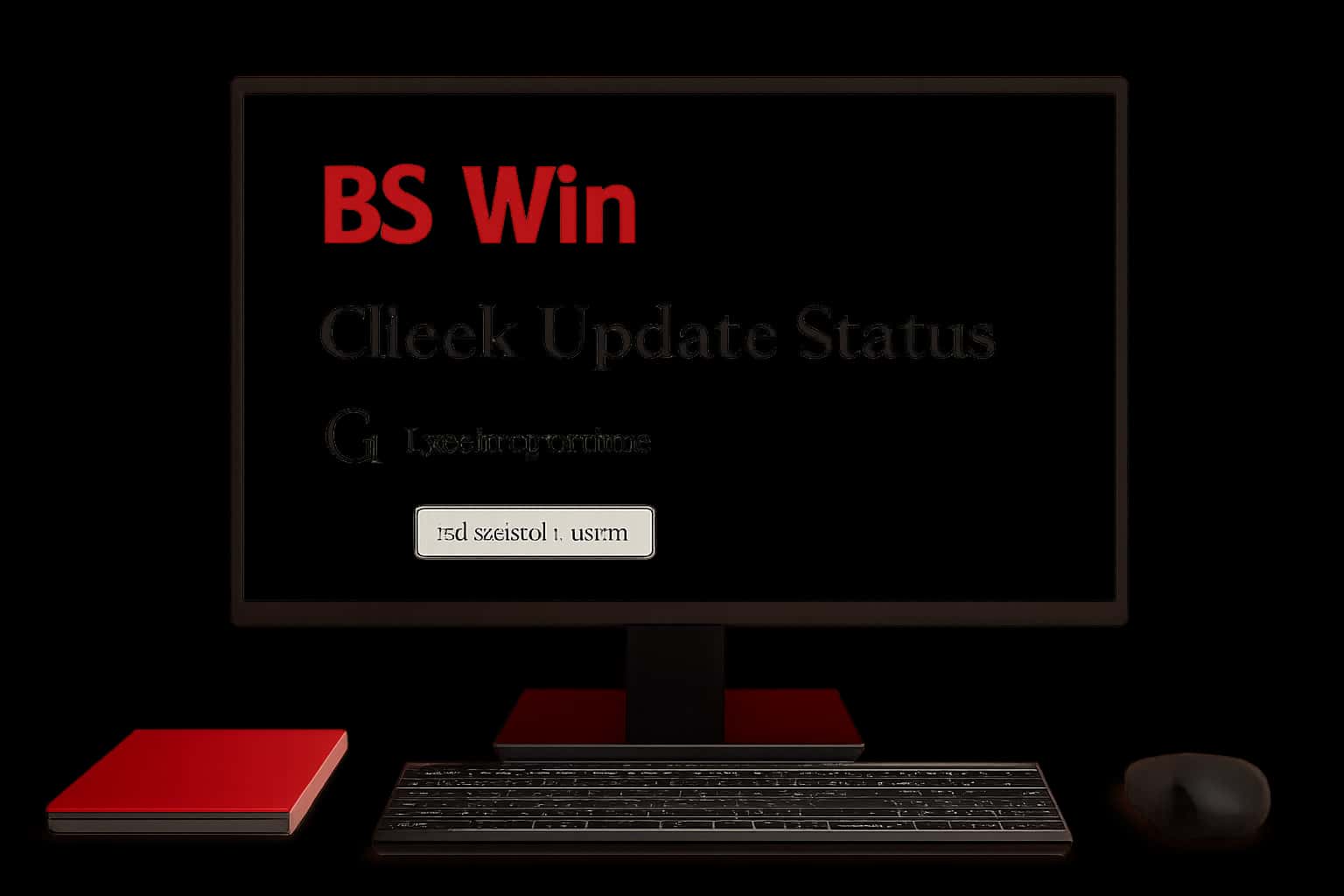 An informative visual on checking BS Win update status.