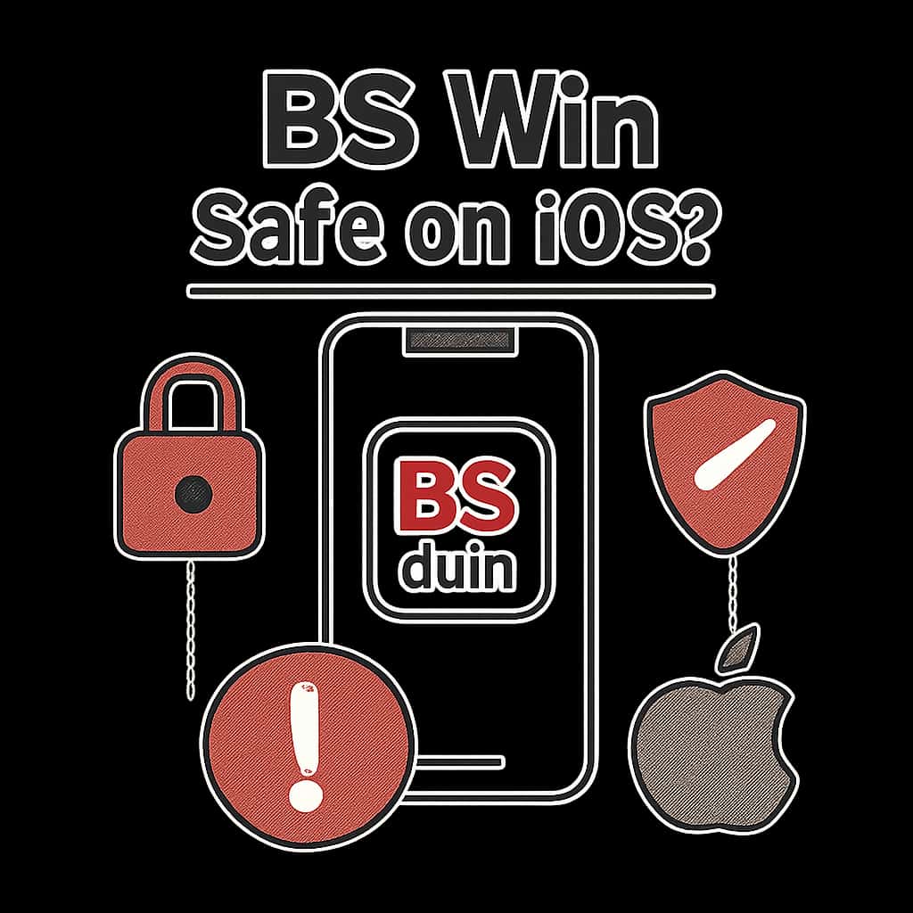 Diagram explaining safety measures for BS Win on iOS