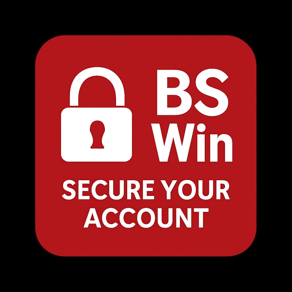 An icon representing account security for BS Win.