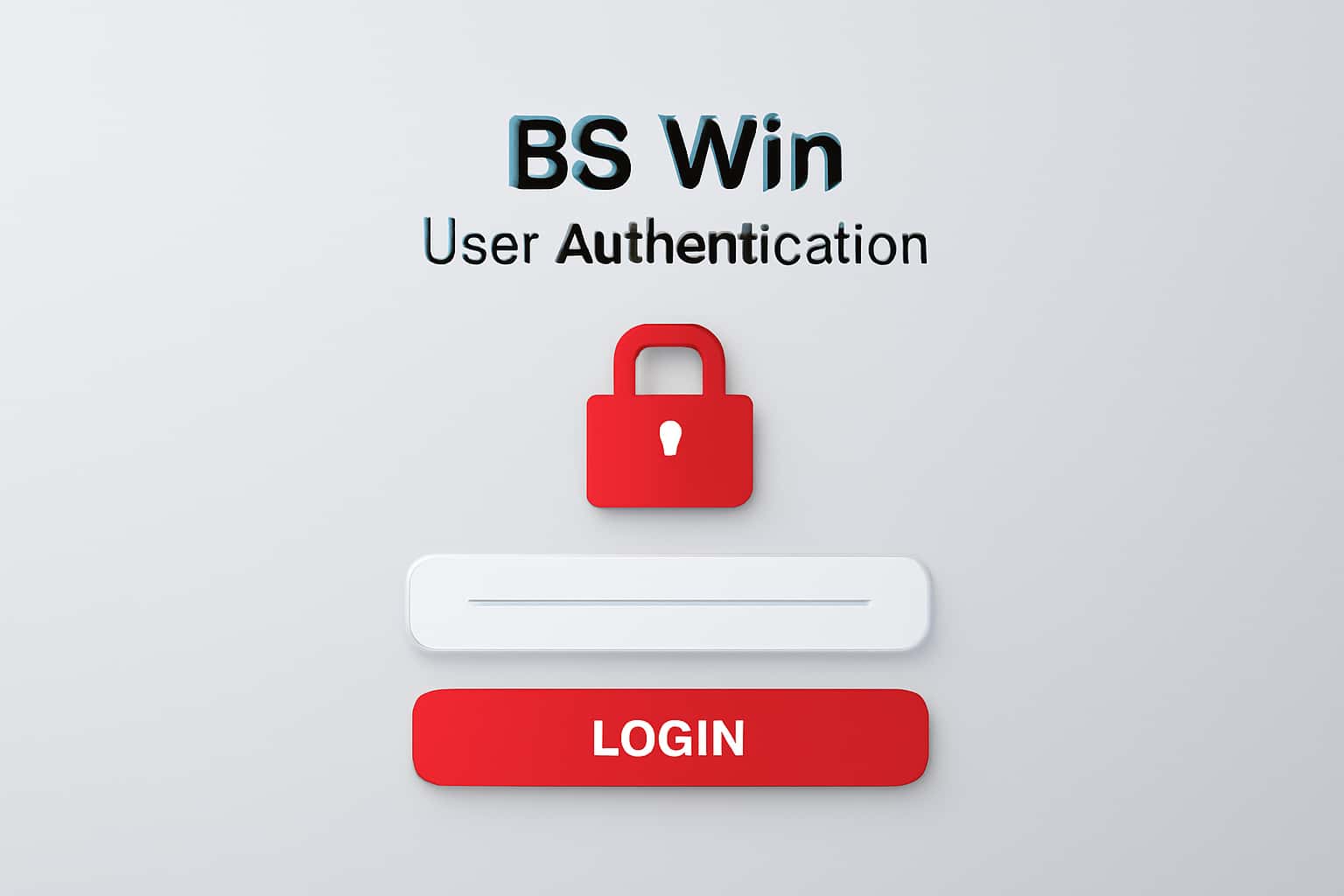 BS Win User Authentication Interface