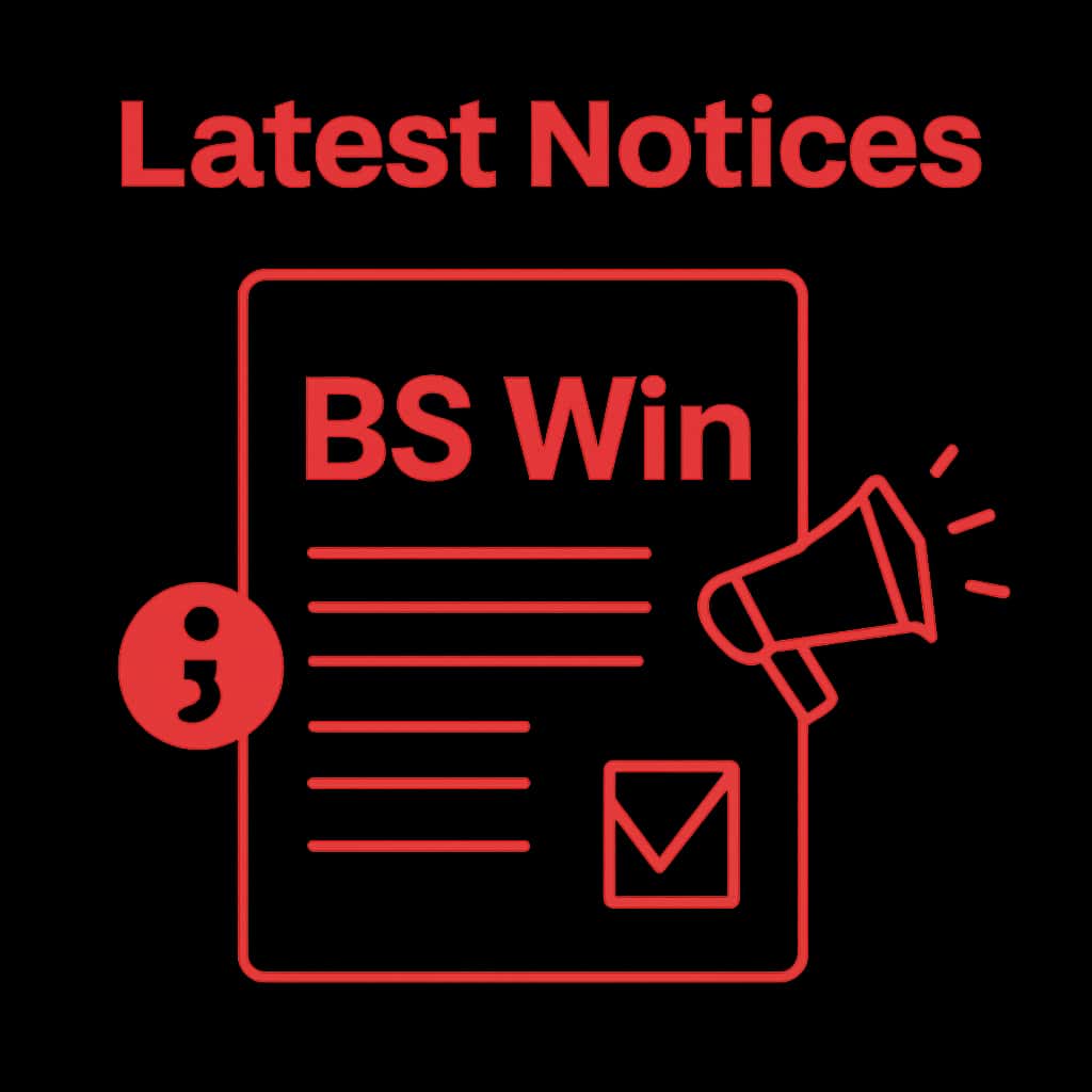 An illustrative diagram related to BS Win notices.